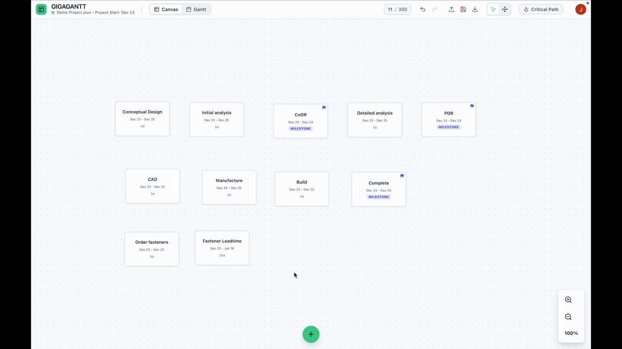 Linking task dependencies